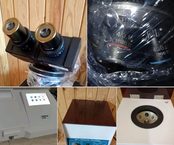 جهاز كيمياء وسنتر وميكروسكوب